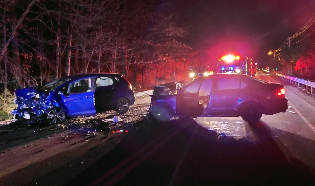 Three people suffer serious injuries in 2car Pelham crash; one driver